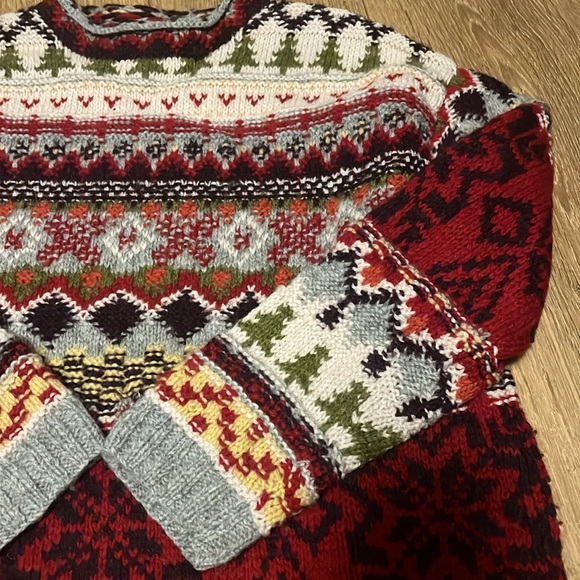 Beautiful warm and cozy wool sweater from Limited Handknit Sz M - Picture 6 of 16